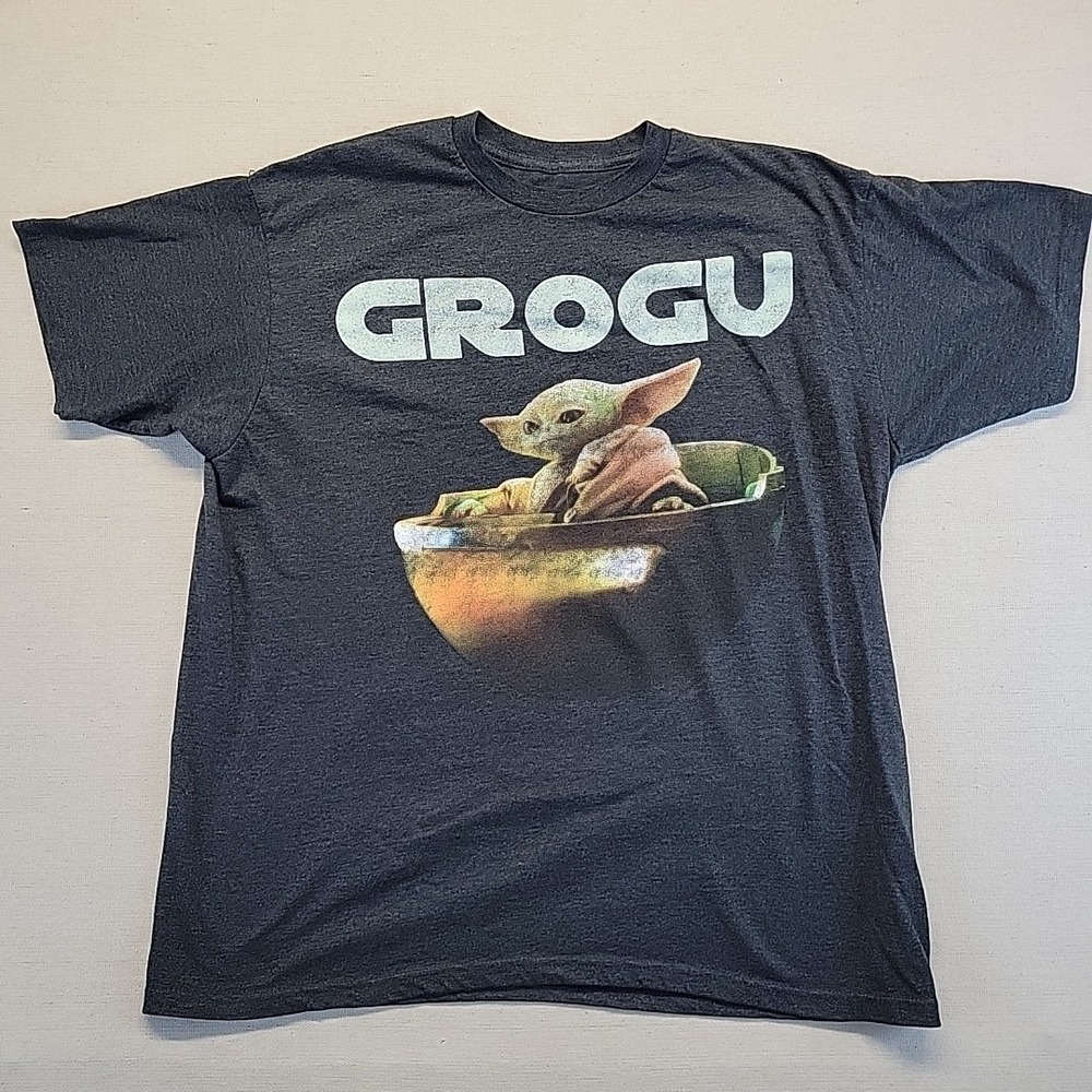 Star Wars Grogu T-Shirt Men's XL | Mandalorian Graphic Tee Mad Engine